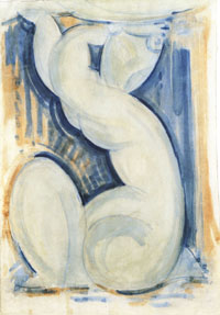 Amedeo Modigliani Caryatid